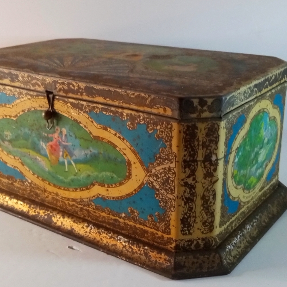 1920s Antique Chocolate Tin